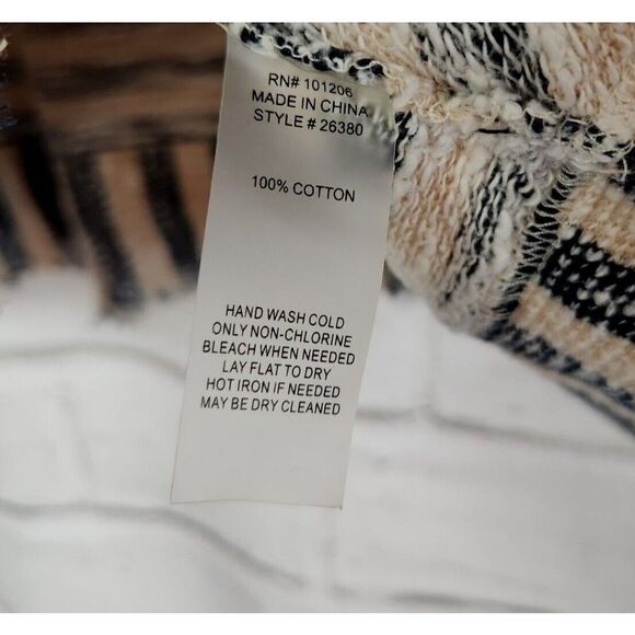 Soft Surroundings Women's Sweater Striped Marina Pullover Nautical Medium - Picture 11 of 11